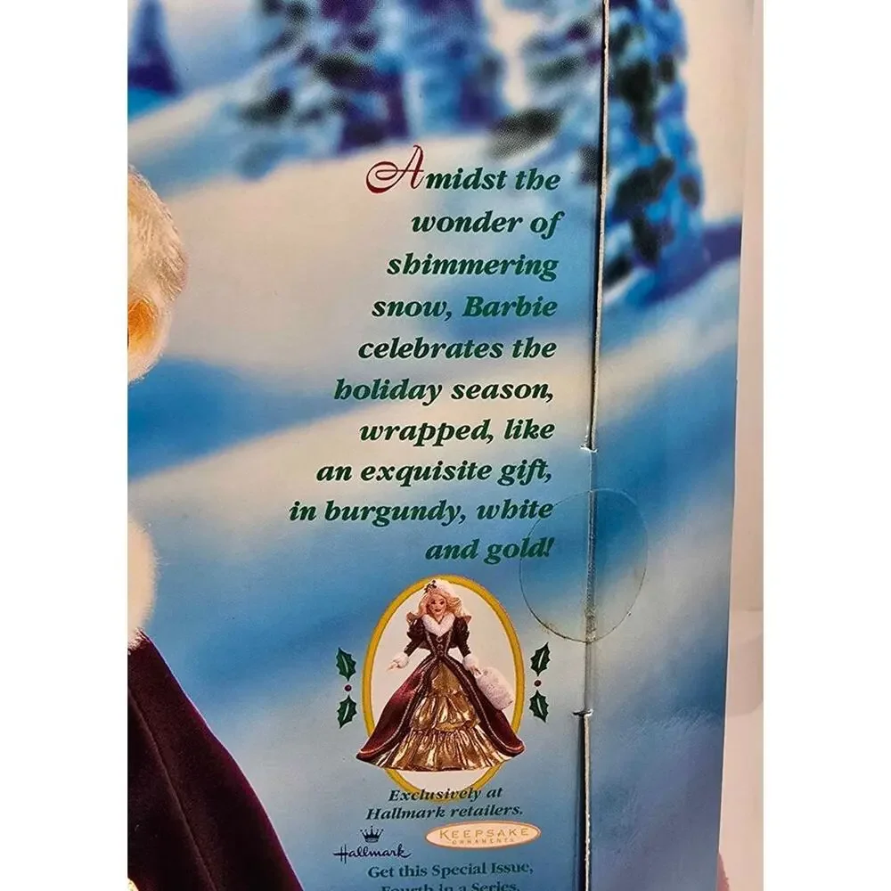 Vintage Collectible Limited Edition 1996 Mattel Holiday Barbie 15646